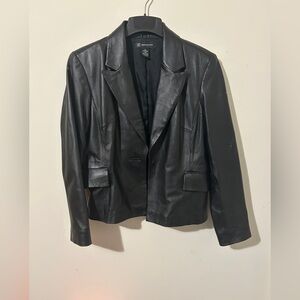 INC International Concepts Black Blazer Jacket